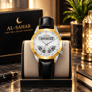 AL-SAHAR Azan Luxury Watch Model P012TTGWL