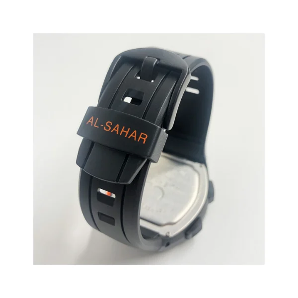 AL-SAHAR Qibla Azan Watch Grey-White Colour - Image 3