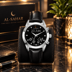 AL-SAHAR Azan Luxury Watch Model AS-P012SBL