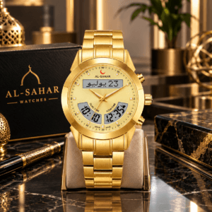AL-SAHAR Azan Luxury Watch Model AS-P012FG