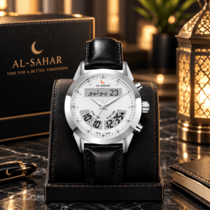AL-SAHAR Azan Luxury Watch Model AS-P012SWL